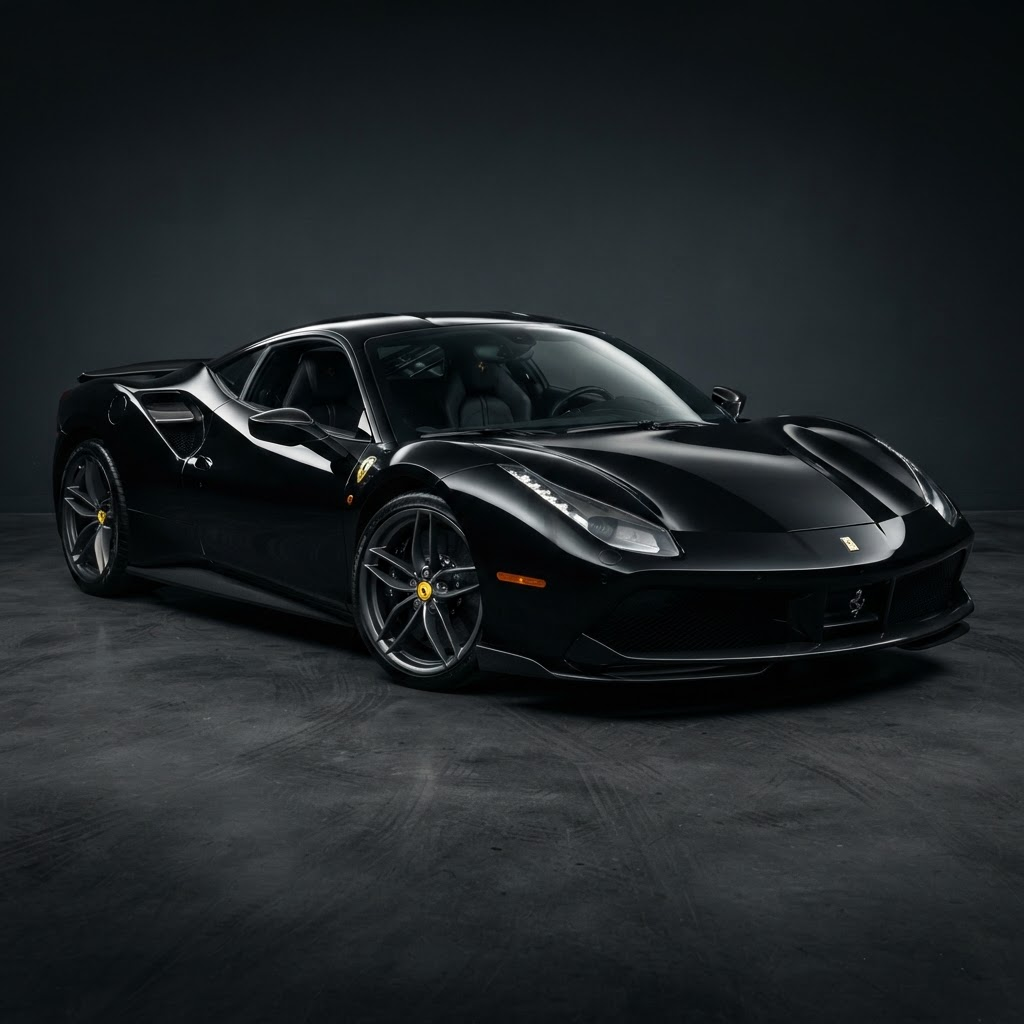 2019 Ferrari 488 GTB in Black